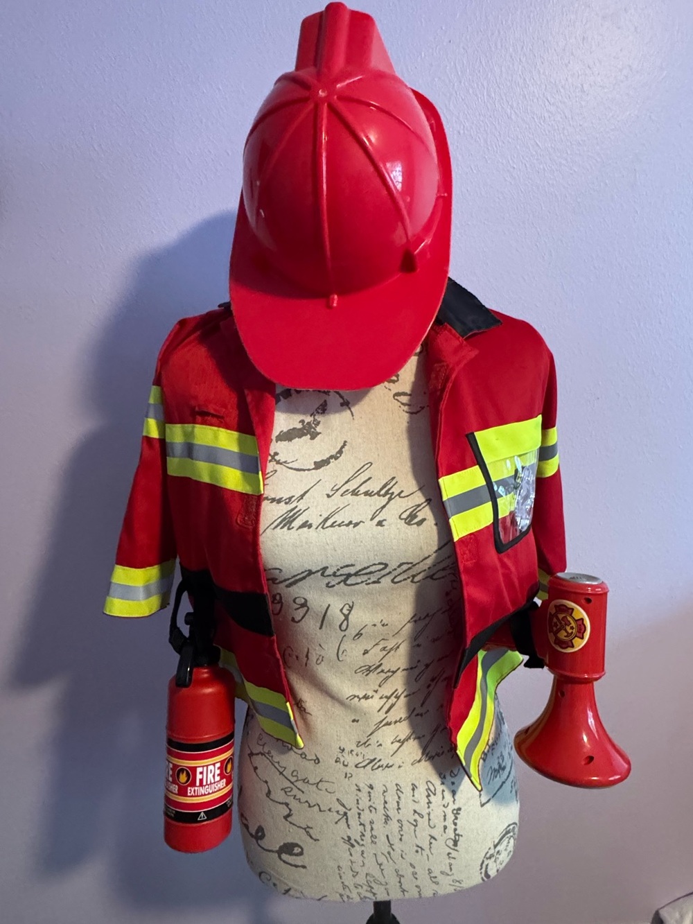 Melissa and Doug firefighter costume age 3-6